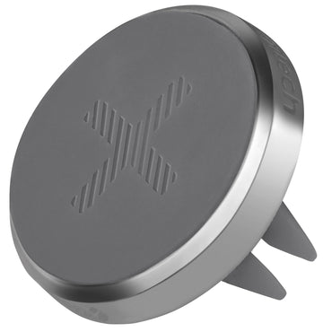 +Trip One-Touch Smartphone Airvent Magnetic Car Mount by Logitech – Small, Polished Chrome, Model 989-000119