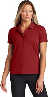OGIO Women's Regain Polo - Athletic Polo Shirt, Breathable & Moisture Wicking UPF 50+ Top, Signal Red, 2XL