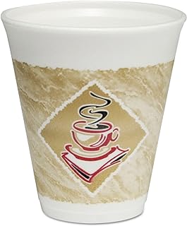 DART DCC12X16G Cafe G Design Foam Cups