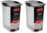 Food Storage Container by Rubbermaid – Set of 2, 3785.41 milliliters, Plastic, White, Pack of 2