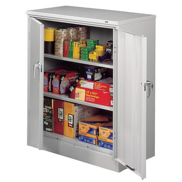 Counter Height Cabinet by Tennsco – Alloy Steel, Model 2442LGY