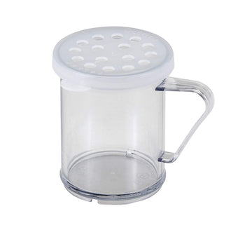 () 10 oz Shaker with Parsley Lid - Camwear® by Cambro – 10-Ounce, 10.0 ounces, Polycarbonate, Clear, Pack of 12