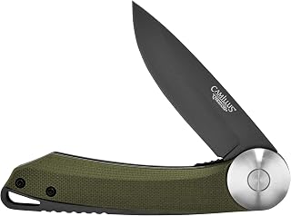 Camillus Cirque 7" Durable Corrosion-Resistant AUS-8 Stainless Steel Everyday Carry Folding Pocket Knife with G10 Handle and 2.75" Drop Point Blade