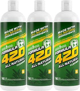 Formula 409 All Natural by Formula 420 | Glass Cleaner | Cleaner Pack | Safe on Glass, Metal, Ceramic, and Pyrex | Cleaner - Assorted Sizes (16 oz - 3 Pack)