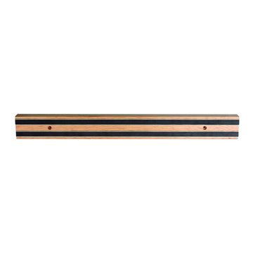 Magnetic Bar 12"L Wooden Base by Thunder Group – Wood and steel, Black and wood, Model WDGB012