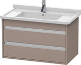 Duravit KT6644 Ketho 32" Single Wall Mounted Wood Vanity Cabinet Only - Less Vanity Top - Basalt Matte