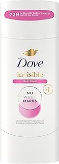 Dove Invisible Antiperspirant Stick Clear Finish No White Marks 2.6 oz