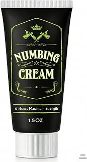 Numbing Cream Extra Strength: Relief Long Lasting & Fast-Absorbing with Arnica and Emu Oil (1.5 OZ)