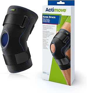 Actimove Knee Brace Wrap Around, Simple Hinges, Condyle Pads Medium Black