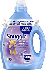 Snuggle Fabric Softener Liquid, Ultra Concentrated, 80oz, 188 Loads | Ultra Concentrated Formula, Long-Lasting Freshness, Softens Fabrics, Reduces Static and Wrinkles, Helps Protect Color