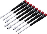 Wiha 26590 Nut Driver Set with Precision Handle, 2.5 to 6mm, 8 Piece Set