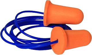 Radians Foam Ear Plugs NRR 33, Corded Pairs 100 Count, Plugs Made in USA