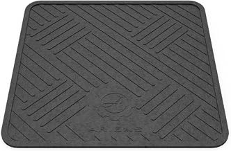Ariens Heavy-Duty Rubber Protective Floor Mat, Non-Slip Snowblower Garage Mat for Oil and Drip Containment, Black, 36 x 36 Inch