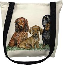 Betsy Drake Dachshunds Medium Tote Bag 16x16