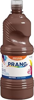 Prang Ready-to-Use Tempera Paint, 32-Ounce Bottle, Brown (23207)
