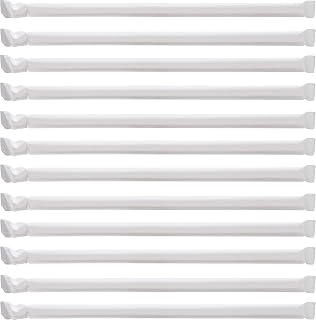 Genuine Joe GJO58925CT Jumbo Wrapped Straw, 7-3/4" Length, Translucent (12 Boxes of 500 units)