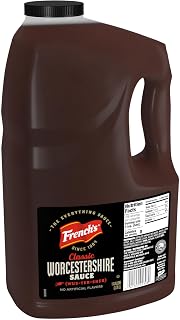 French's Worcestershire Sauce, 1 gal - One Gallon Container of Gluten-Free Worcestershire Sauce, Perfect as Meat Tenderizer, Marinades, Sauces and More