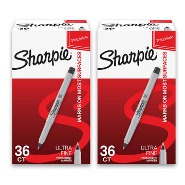 Permanent Markers by Sharpie – 1 Count (Pack of 72), Black, Pack of 2, Model 20829602PK