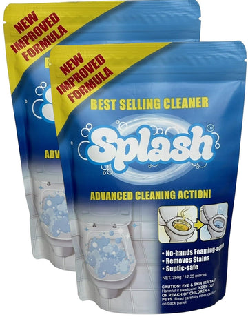 Splash Foaming Toilet Bowl Cleaner-2 Pk. by Generic – 12.35 Ounce (Pack of 2), Model Splash-Foam