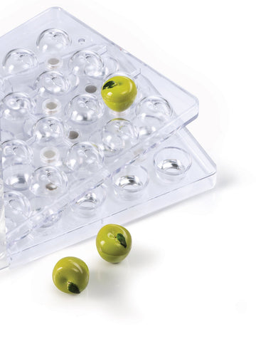 Chocofruit Chocolate Mold by Martellato – Pear, Polycarbonate, Transparent, Model 20FRUIT02