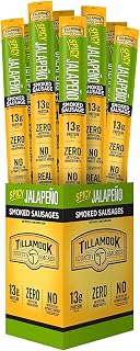Tillamook All Natural, Real Hardwood Smoked Spicy Jalapeno Meat Stick, 1.44 Oz