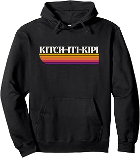 Kitch-Iti-Kipi Michigan Retro Graphic - Kitch-Iti-Kipi MI Pullover Hoodie