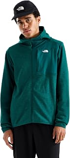 The North Face Men's TNF Performance Fleece Full Zip Hoodie | Lightweight Hooded Top, Elastic Binding & Zip Pockets