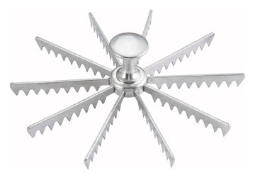 Winco Aluminum Pie Marker, 10-Cut, 6 Inch