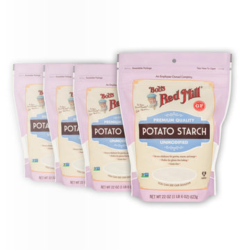 Potato Starch by Bob's Red Mill – 22 Ounce (Pack of 4), Pack of 4, Model P101294