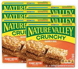 Nature Valley Granola Bars, Crunchy, Peanut Butter, 1.49 oz, 12 ct (Pack of 6)