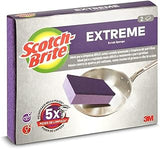 Scotch-Brite Fiber with Sponge, Purple (Extreme), 2 Unidad