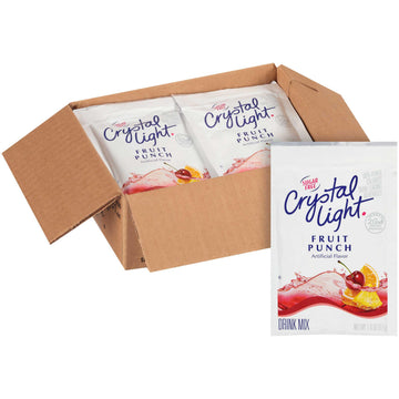 Fruit Punch 12 Envelopes Per Case - Each Makes 2 Gallons by Crystal Light – 8 Ounces, Pack of 12, Model 83931