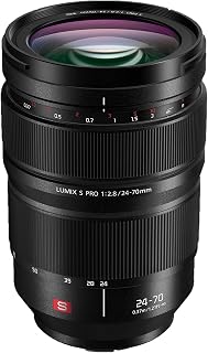 Panasonic E2470E LUMIX S Pro 24-70mm f/2.8 Lens, Black