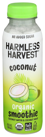 Organic Whole Coconut Smoothie, 10 Fl Oz Bottle by Harmless Harvest – 10 Fl Oz (Pack of 1), Model 0850003023700