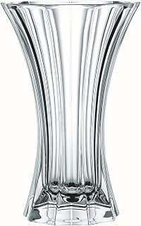 Nachtmann Saphir Collection, Crystal Vase, 8.3-Inch, Decorative Small Glass Vase for Flowers, Home Décor, and Centerpieces, Makes a Great Wedding, or Housewarming Gift, Clear