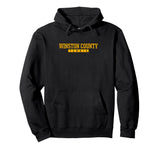 Winston County High School Tennis Pullover Hoodie by Winston County Yellow Jackets – Polyester, Black