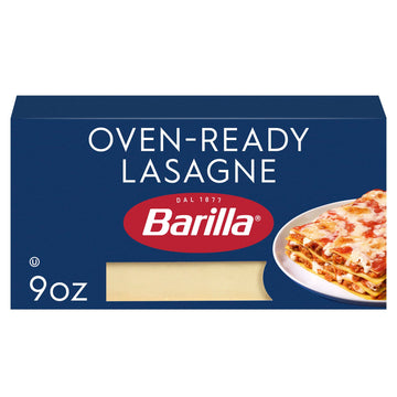 "Oven Ready" Lasagne Pasta by Barilla – 9 Ounce (Pack of 1), Model DCS-580