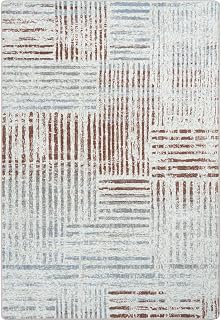 Joy Carpets Desert Cameo 5'4" x 7'8" Area Rug in Color Terracotta