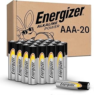 Energizer Alkaline Power AAA Batteries (X Pack), Long-Lasting | For wireless mouse, flashlights, thermometers, smart home devices, and controllers; hold power for up to 10 years in storage