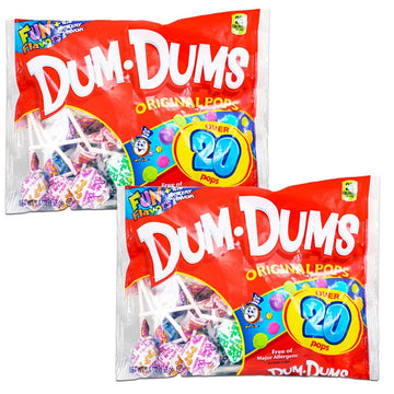 Original Pops - Value Pack (Pack of 2) by Dum Dums – 40 Count (Pack of 2), Multicolor, Pack of 2