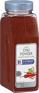 McCormick Culinary Light Chili Powder, 18 oz - One 18 Ounce Container of Light Red Chili Powder for Cooking, Perfect for Tex-Mex and Mexican Cuisines, Nachos, Tacos, Dips and More