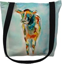 Betsy Drake Betsy's Cow Medium Tote Bag 16x16
