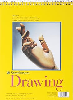 Strathmore Medium Drawing Spiral Paper Pad 9x12-50 Sheets