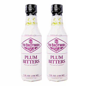 Plum Cocktail Bitters - 5 oz - 2 Pack by Fee Brothers – 5 Fl Oz (Pack of 2), Pack of 2