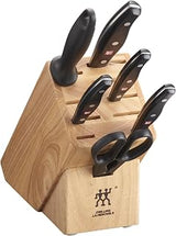 ZWILLING Twin Signature 7-Pc Knife Set, Friodur Ice-Hardened Blades | Made in Company-Owned German Factory with Special Formula Steel. Dishwasher Safe, Comfortable Grip for Effortless Meal Prep.