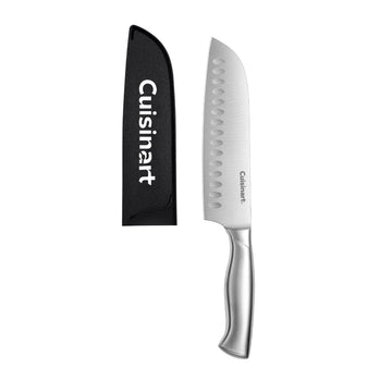 7" Stainless Steel Santoku Knife with Blade Guard by Cuisinart – 7", Stainless Steel, Model C77SS-7SANPK