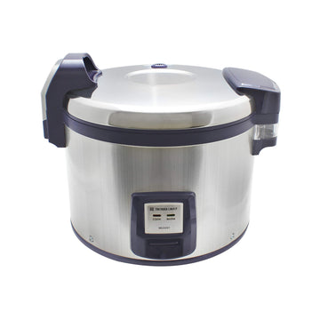 Rice Cooker/Warmer Electric 30 Cup Uncooked Rice Capacity by Thunder Group – 30.0 cups, Stainless Steel, Silver, Model SEJ3201