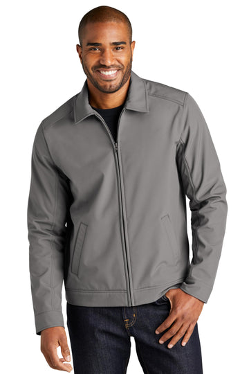Mechanic Soft Shell Jacket by Port Authority – Small, Polyester, Deep Smoke, Model J417