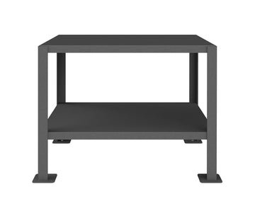 Extra Heavy Duty Machine Table by Durham – Steel, Gray, Model MT12G243630-3K295