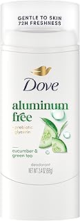 Dove Deodorant Stick Cucumber & Green Tea Aluminum Free 2.4 Oz